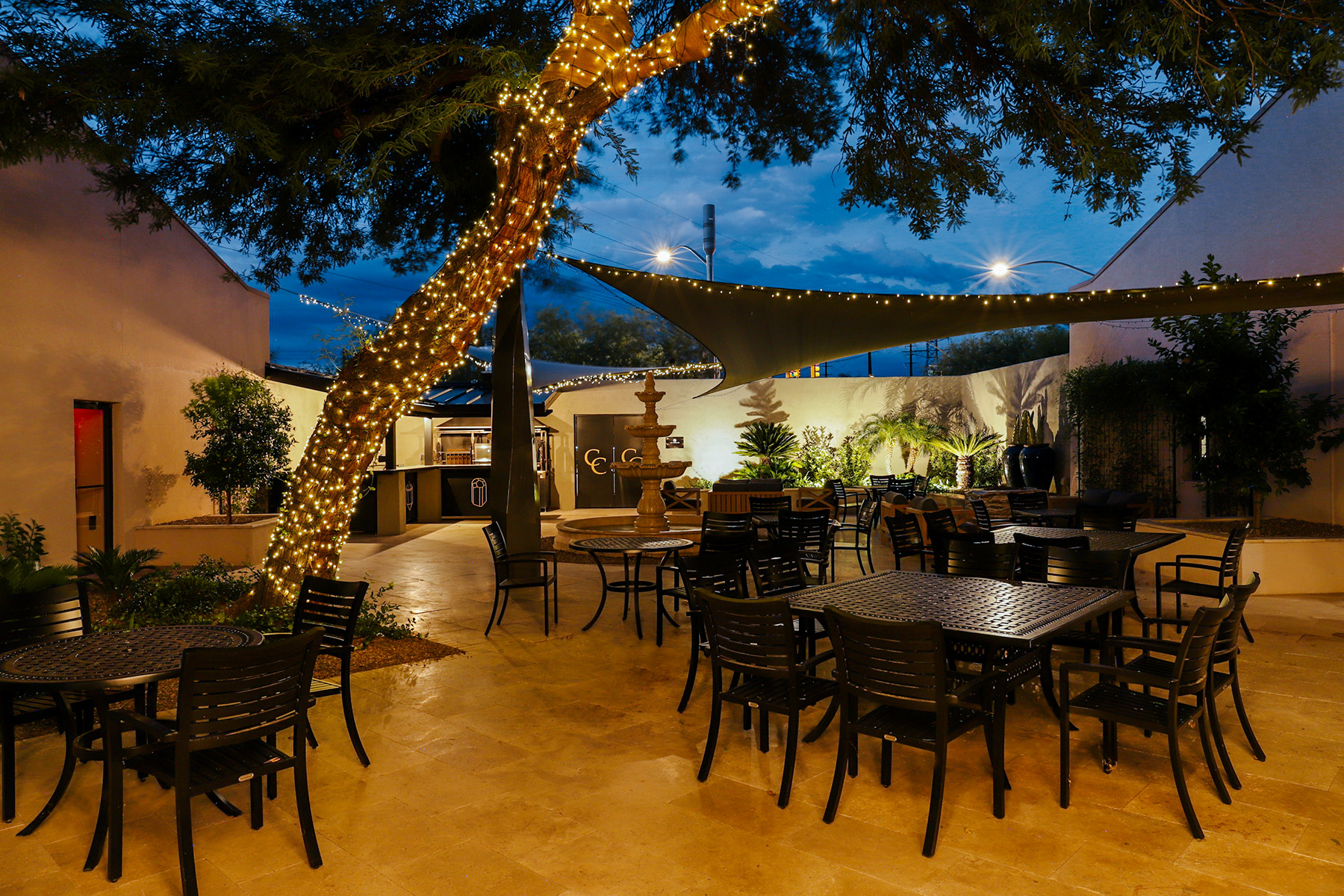 The Courtyard Night